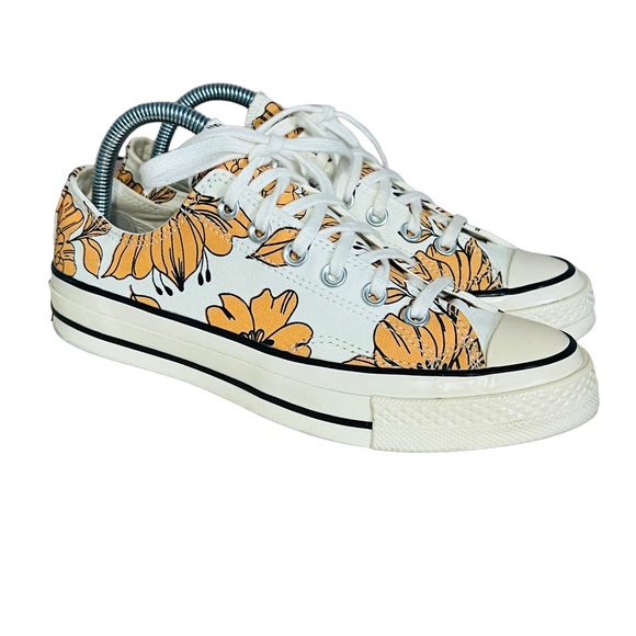 Converse Women's Chuck 70 Low "Vintage Floral " Egret/Sunflower 568375C … - Picture 1 of 12